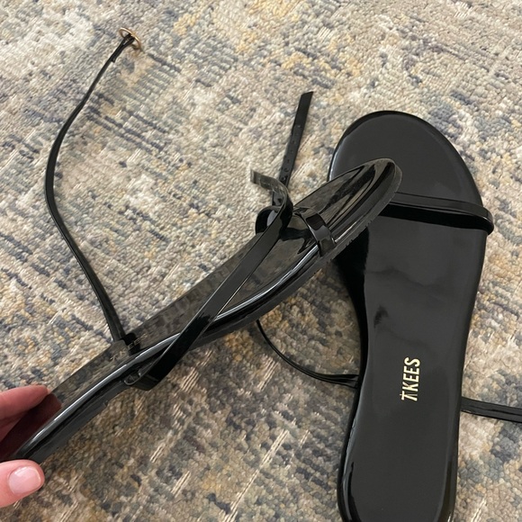 Tkees Strappy Patent Sandal - Picture 2 of 4